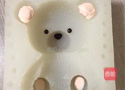 立体小熊酸奶芝士蛋糕的做法图解2