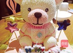 立体小熊酸奶芝士蛋糕的做法图解23