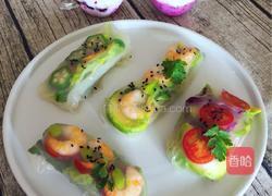 越南春卷水果酸奶杯套餐的做法图解4