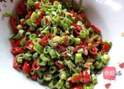 辣椒炒空心菜的做法图解4