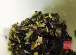 小咸菜烧毛豆的做法图解4