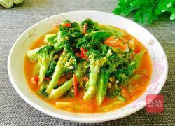 番茄炒西兰花的做法图解11
