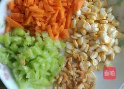 虾仁海苔炒米的做法图解1