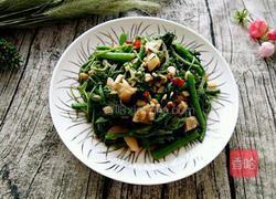 油渣炒南瓜藤的做法图解6