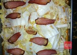 蒜香腊肉烤白菜的做法图解7