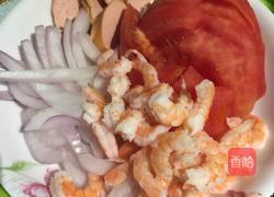 番茄虾仁意大利面的做法图解2