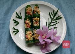 五彩翠竹玉米饭的做法图解6