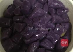 南瓜紫薯芋圆甜品的做法图解6
