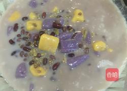 南瓜紫薯芋圆甜品的做法图解11