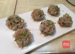 珍珠丸子-糯米饭团-糯米胡萝卜香菇丸子的做法图解7
