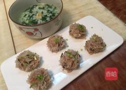 珍珠丸子-糯米饭团-糯米胡萝卜香菇丸子的做法图解9