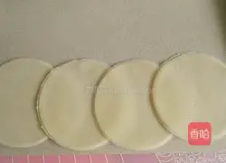 Illustration of how to make rose dumplings 4