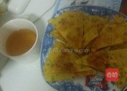 葱花火腿鸡蛋饼的做法图解10