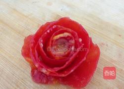 西红柿玫瑰花的做法图解4
