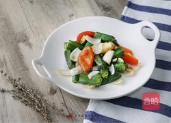 砂锅百合啫秋葵的做法图解6