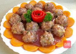 蒸酿土豆肉丸的做法图解1