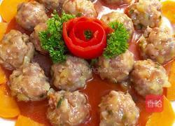 蒸酿土豆肉丸的做法图解7