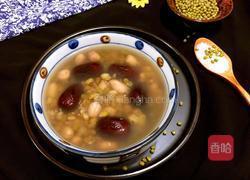 绿豆花生红枣甜汤的做法图解1
