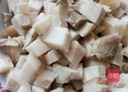 空心菜炒肉的做法图解1