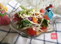 五彩蔬菜沙拉的做法图解4