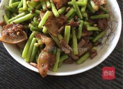 蒜苔炒肉的做法图解6
