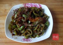 酱炒尖椒的做法图解8
