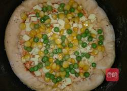 电饭锅虾仁披萨的做法图解5