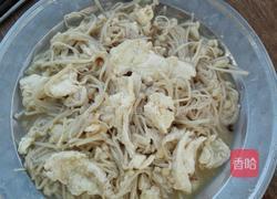 金针菇炒蛋的做法图解5