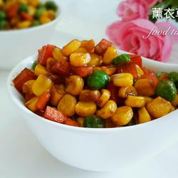 蚝油玉米豌豆粒的做法[图]