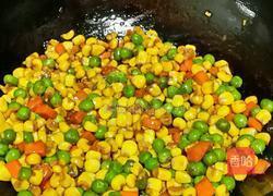 蚝油玉米豌豆粒的做法图解4