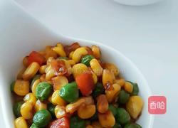 蚝油玉米豌豆粒的做法图解5