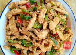 辣椒炒肉丝的做法图解4