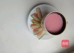 冰镇西瓜牛奶的做法图解5