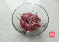 杏鲍菇炒肉片的做法图解3