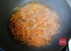胡萝卜炒豆干的做法图解3