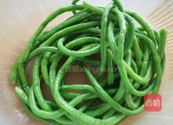 豆角酿肉的做法图解2