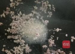 肉末炒空心菜杆的做法图解3