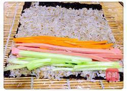 蔬菜火腿寿司的做法图解4