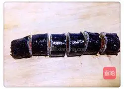 Vegetable ham sushi recipe illustration 6