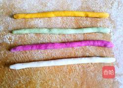 彩色绣球馒头的做法图解6