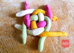 彩色绣球馒头的做法图解9