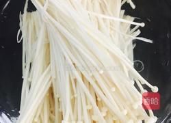 金针菇炒肉丝的做法图解4