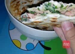 培根韭菜饼的做法图解4