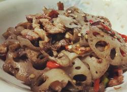 藕片炒肉丝