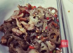 藕片炒肉丝的做法图解7