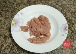 蒜香咸蛋肉饼的做法图解2