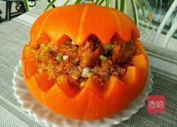 糯米排骨南瓜盅的做法图解17