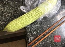 蚝油苦瓜酿肉的做法图解1