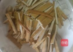 香干炒肉丝的做法图解1
