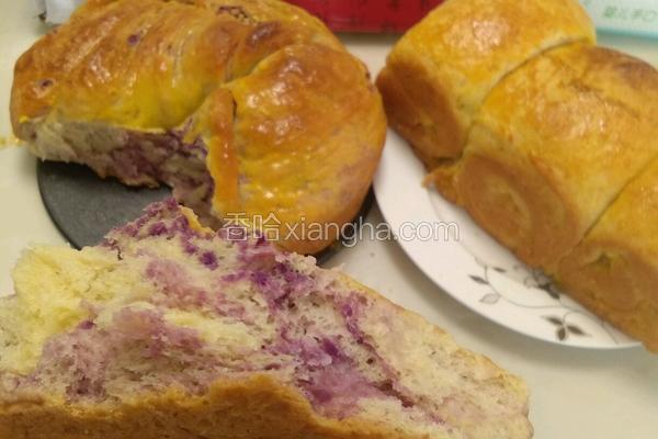 紫薯手撕面包